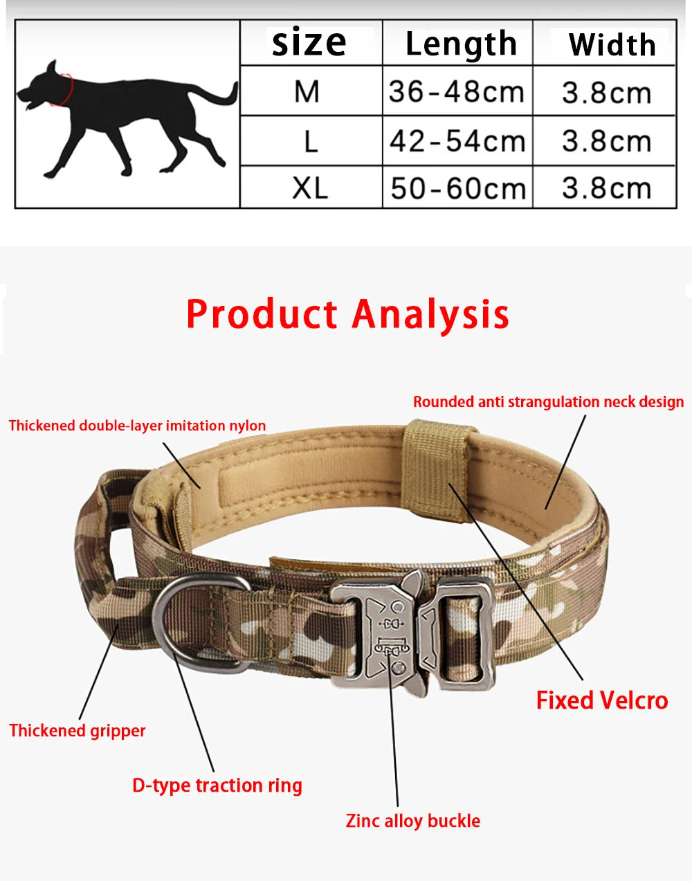 Paw&Dog Tactical Collar